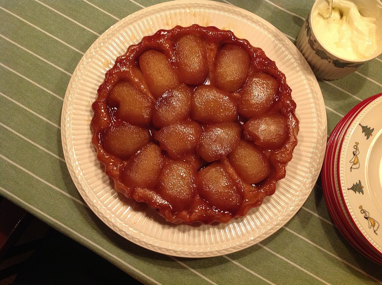 Tarte Tatin dorée